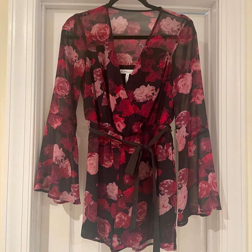 BCBG Floral Romper